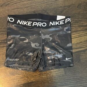 Nike Pro Gray Camo Training Shorts